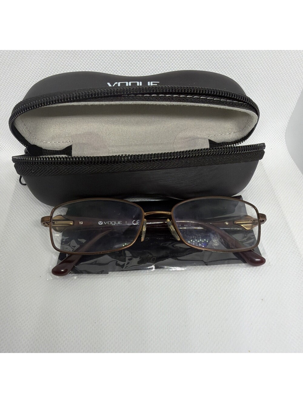 Vogue Eyeglasses VO 3845-B 933-S Burgundy Gold 52-16-135 Women’s Frames w/ Case